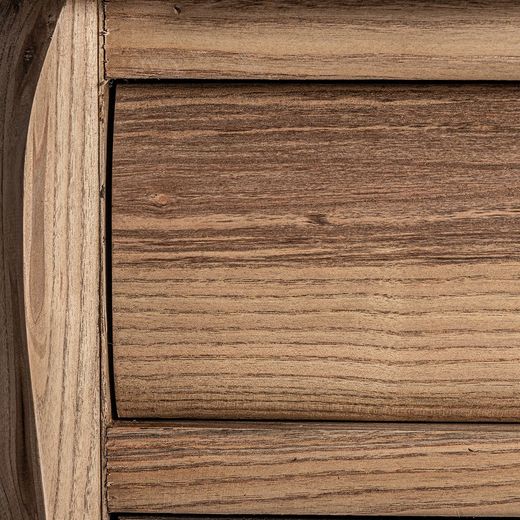 Brixton Couchtisch aus natürlichem Ulmenholz, 64 x 47 x 60 cm