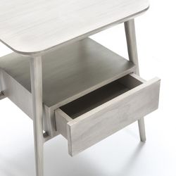 Table basse en bois gris, 50x38x60cm