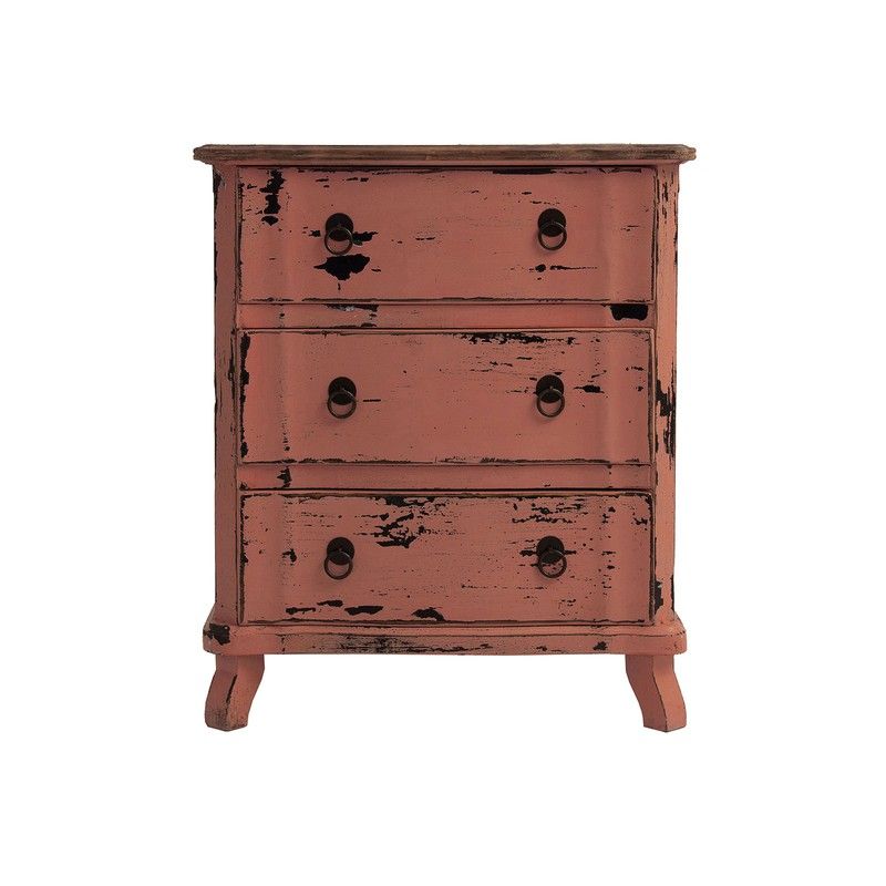 Mesita de noche de madera, 65x45x75 cm — Qechic