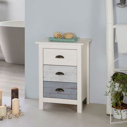 Chambre à coucher avec tête de lit, 2 tables de chevet et commode | romantique