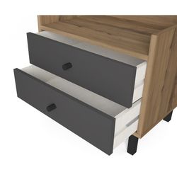 Ensemble de chambre, commode et 2 tables de chevet | malt