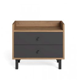 Ensemble de chambre, commode et 2 tables de chevet | malt