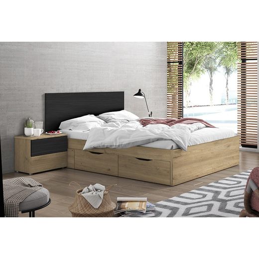 Ensemble de chambre, commode et 2 petites tables | Kronos-Care