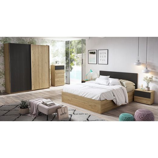 Ensemble de chambre, commode et 2 petites tables | Kronos-Care