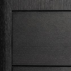 Mesita de noche de madera en negro, 55 x 45 x 49 cm | Wholen