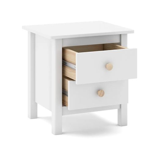 White pine bedside table, 46 x 35 x 49.5 cm | Max