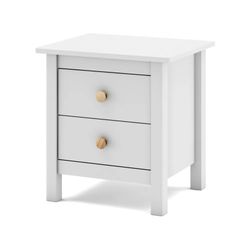 White pine bedside table, 46 x 35 x 49.5 cm | Max