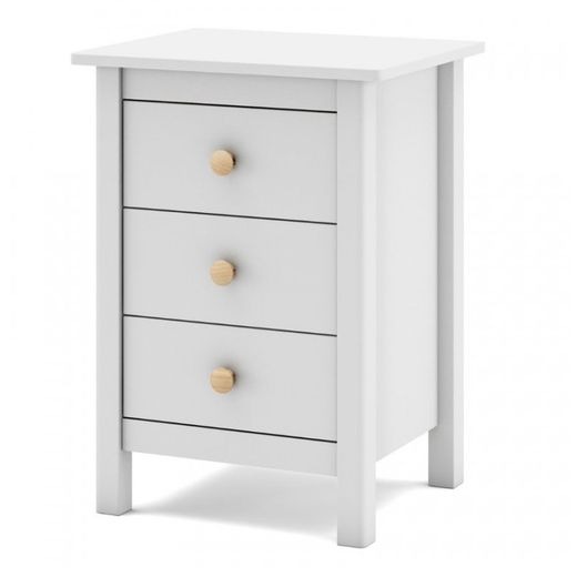 White pine bedside table, 46 x 35 x 65 cm | Max
