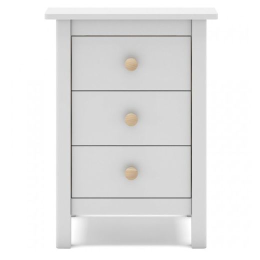 White pine bedside table, 46 x 35 x 65 cm | Max