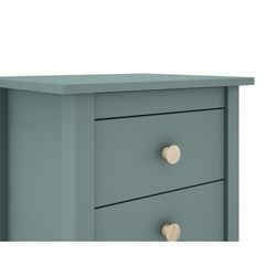 Green pine bedside table, 46 x 35 x 49.5 cm | Max
