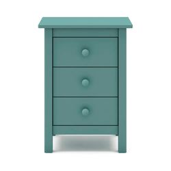 Green pine bedside table, 46 x 35 x 65 cm | Max
