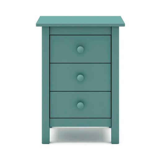 Green pine bedside table, 46 x 35 x 65 cm | Max