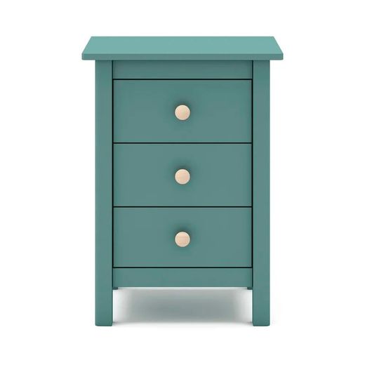 Green pine bedside table, 46 x 35 x 65 cm | Max