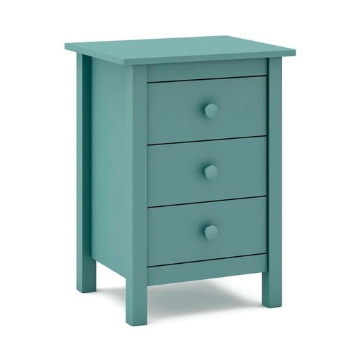 Green pine bedside table, 46 x 35 x 65 cm | Max