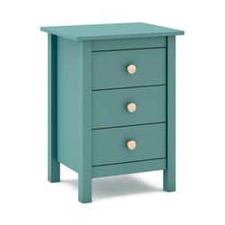 Green pine bedside table, 46 x 35 x 65 cm | Max