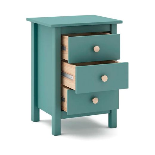 Green pine bedside table, 46 x 35 x 65 cm | Max