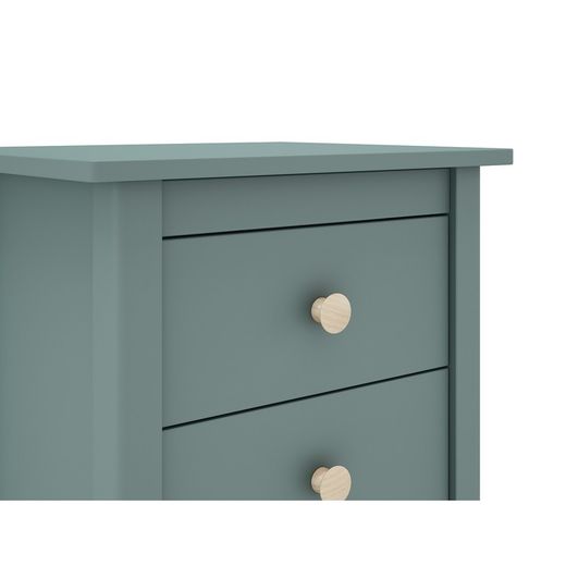 Green pine bedside table, 46 x 35 x 65 cm | Max
