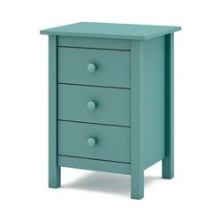 Green pine bedside table, 46 x 35 x 65 cm | Max