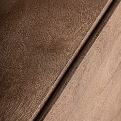 Killeany Couchtisch aus natürlichem Mangoholz, 56 x 40 x 56 cm