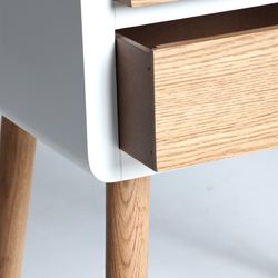 Mesita Klek Madera de Fresno 45x30x56 cm