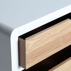 Mesita Klek Madera de Fresno 45x30x56 cm