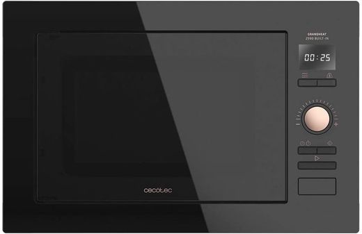 Wbudowana kuchenka mikrofalowa GrandHeat 2590 Wbudowana czarna róża Cecotec