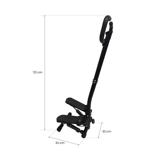 Mini stepper med styre, 33x34x112 cm | 700-serien