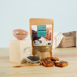 Meng omega 3 ECO. Chia en gouden vlas, 200 gr