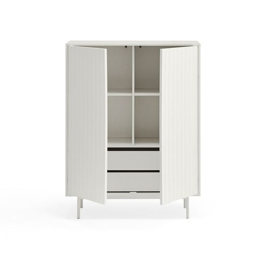 White wooden sideboard, 97 x 45 x 130 cm | Sierra