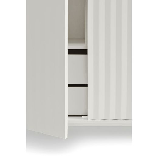 White wooden sideboard, 97 x 45 x 130 cm | Sierra