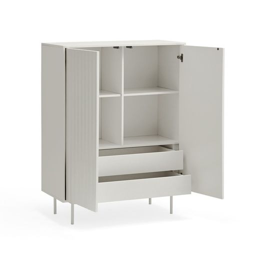 White wooden sideboard, 97 x 45 x 130 cm | Sierra