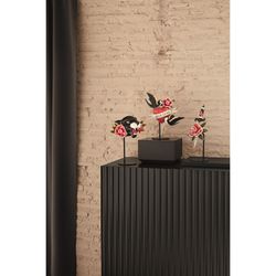 Black and anthracite grey wooden sideboard, 92 x 46 x 120 cm | Doric