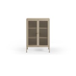 Metal side table in sand, 70 x 40 x 100 cm | Fayna