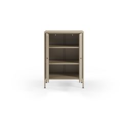 Metal side table in sand, 70 x 40 x 100 cm | Fayna