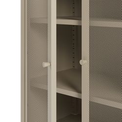 Metal side table in sand, 70 x 40 x 100 cm | Fayna