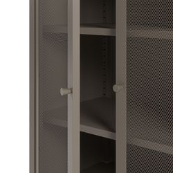 Metal side table in mocha, 70 x 40 x 100 cm | Fayna