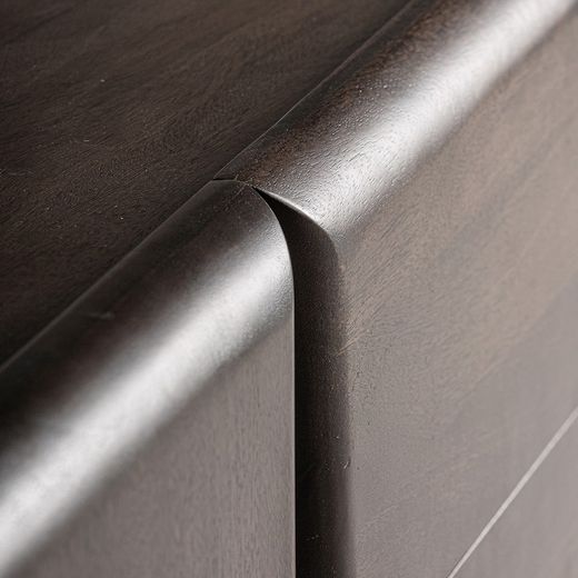 TV cabinet. Mango Wood Craigh in Brown, 200 x 40 x 56 cm