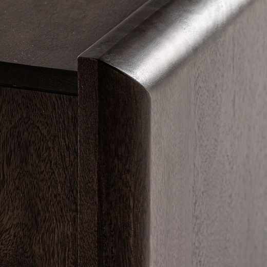 TV cabinet. Mango Wood Craigh in Brown, 200 x 40 x 56 cm