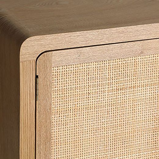 TV-Schrank aus natürlichem Tannenholz, 160 x 40 x 63 cm | Doazit