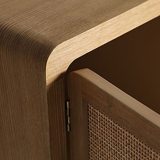 TV-Schrank aus natürlichem Tannenholz, 160 x 40 x 63 cm | Doazit