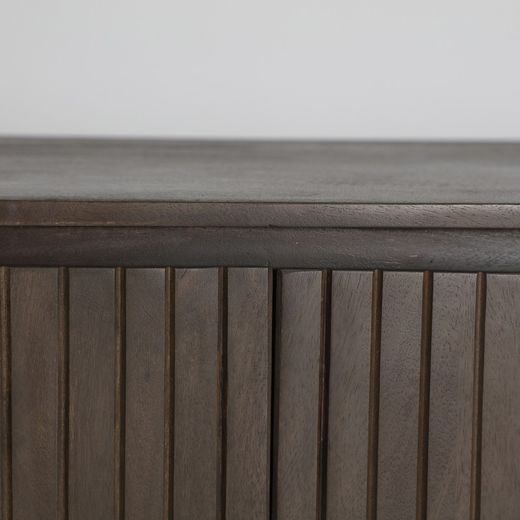 Mangohouten TV-meubel in bruin, 180 x 40 x 50 cm | Kolga