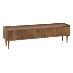 Móvel tv madeira de mangueira natural, 175 x 35 x 50 cm | Damasco