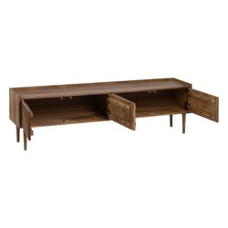 Móvel tv madeira de mangueira natural, 175 x 35 x 50 cm | Damasco