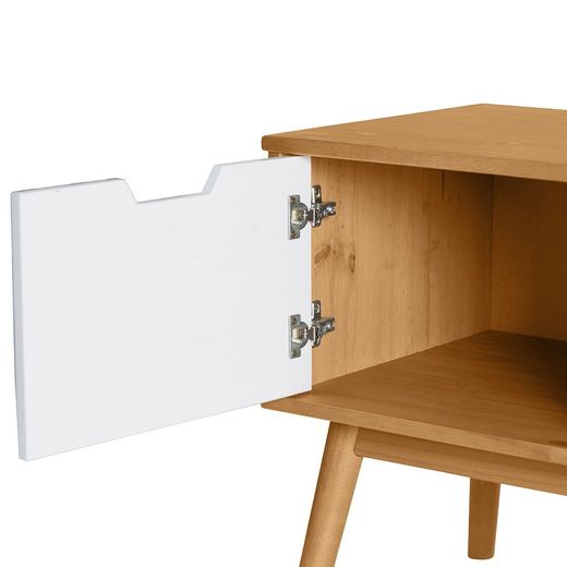 Mångfärgat TV-skåp i furu, 140 x 40 x 52,5 cm | Cusco