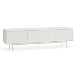 White wooden TV cabinet, 180 x 40 x 52 cm | Sierra