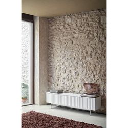 White wooden TV cabinet, 180 x 40 x 52 cm | Sierra