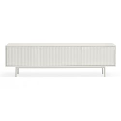 White wooden TV cabinet, 180 x 40 x 52 cm | Sierra