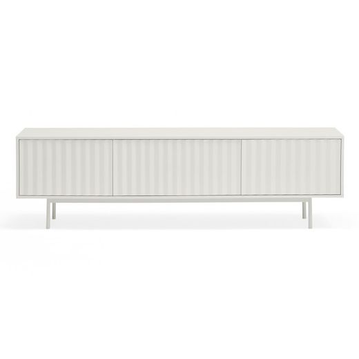 White wooden TV cabinet, 180 x 40 x 52 cm | Sierra