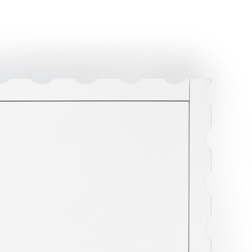 White and cream wooden TV cabinet, 180 x 46 x 42 cm | Doric