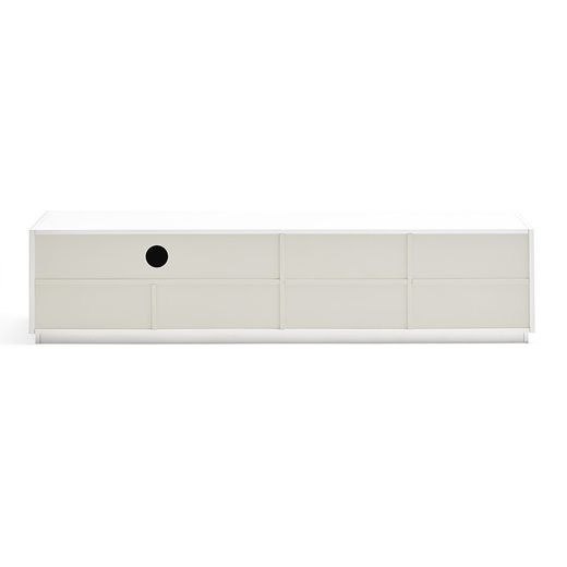 White and cream wooden TV cabinet, 180 x 46 x 42 cm | Doric